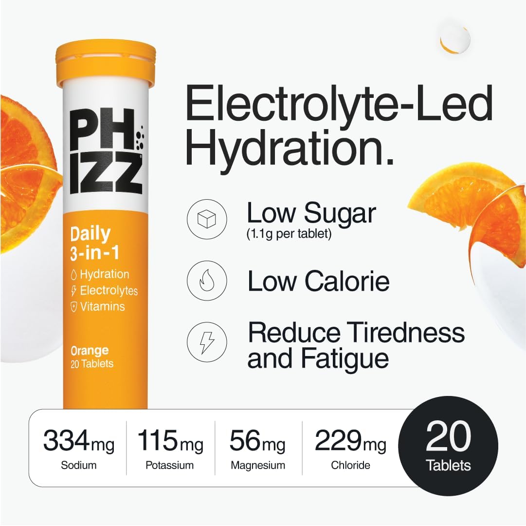  Phizz - Electrolytes Multivitamin Hydration Effervescent (20 Tablets) 