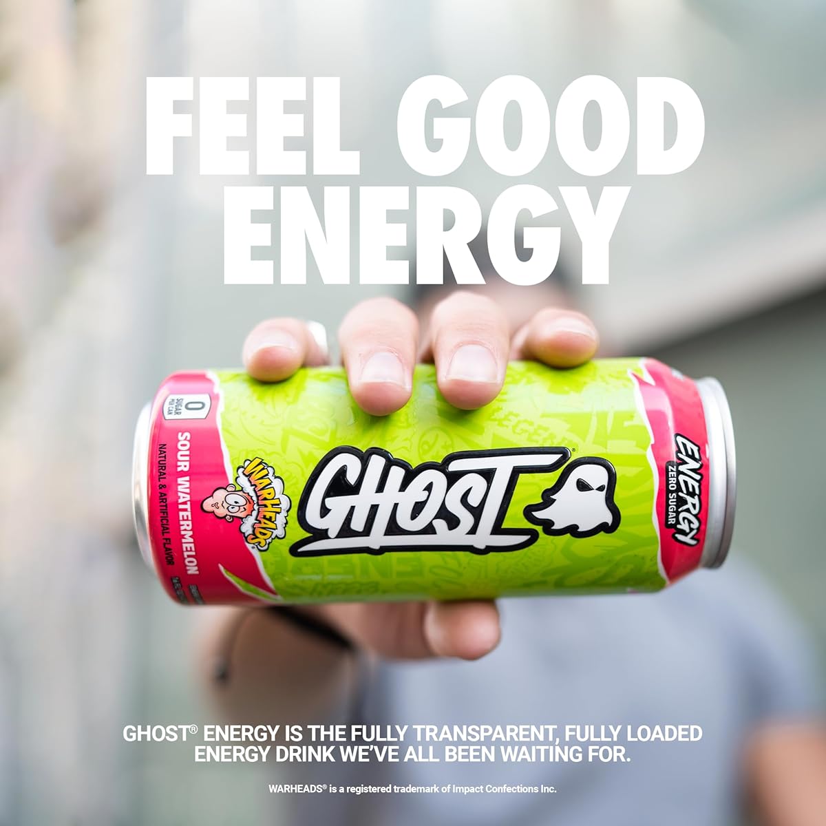  جوست - مشروب طاقة ماقبل التمرين (473 مل) - GHOST- Energy Drink Zero Sugars 