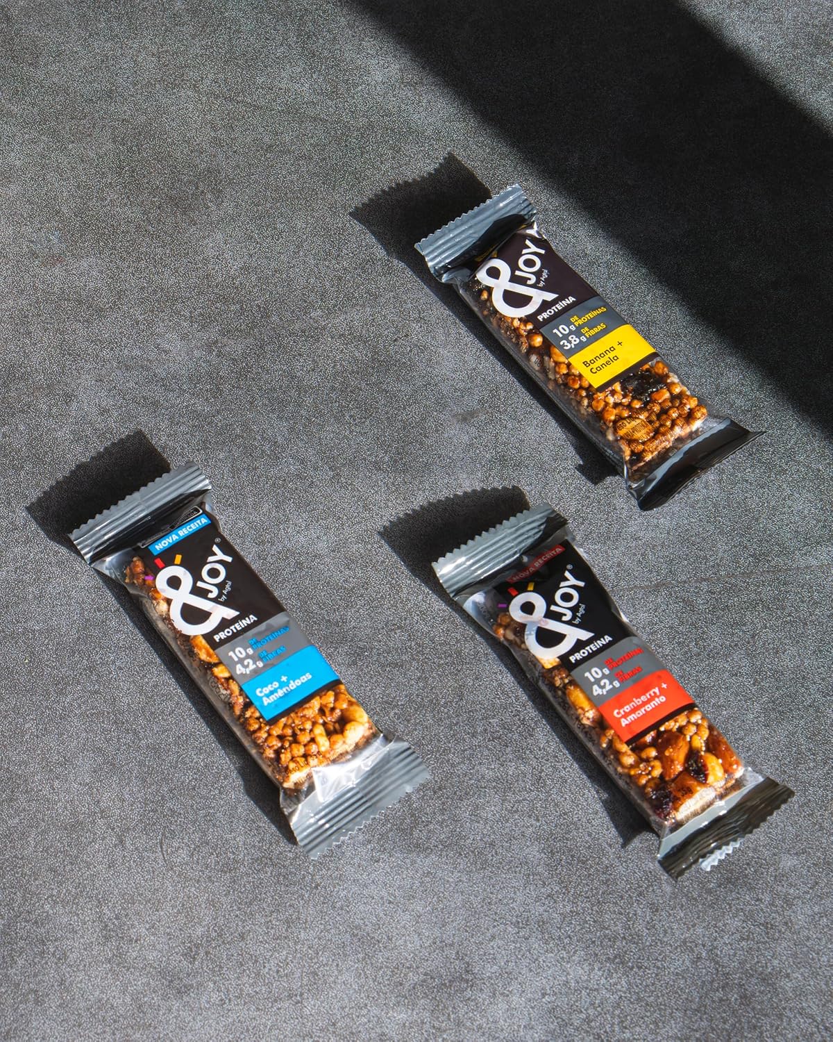  جوي - انجوى بروتين بار مكسرات الخالي من السكر (12 بار) - Enjoy snacks Enjoy Nuts Bar Protein Zero Sugar 