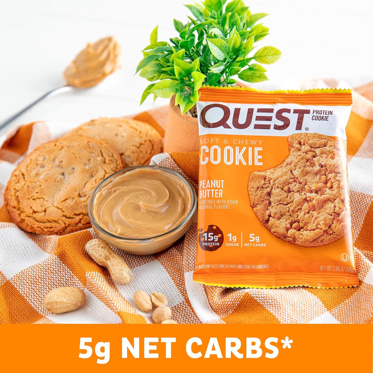  كويست نيوتريشن - كوكيز بروتين- Quest Nutrition Protein Cook 