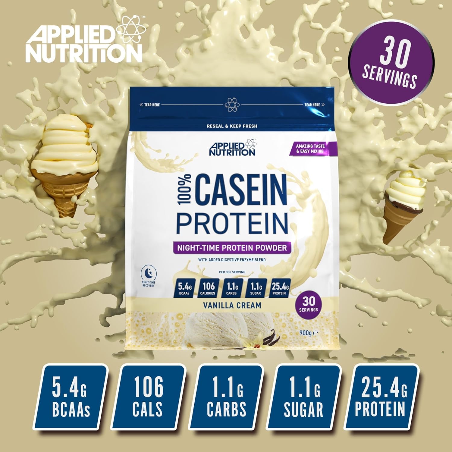  Applied Nutrition - Micellar Casein Protein 