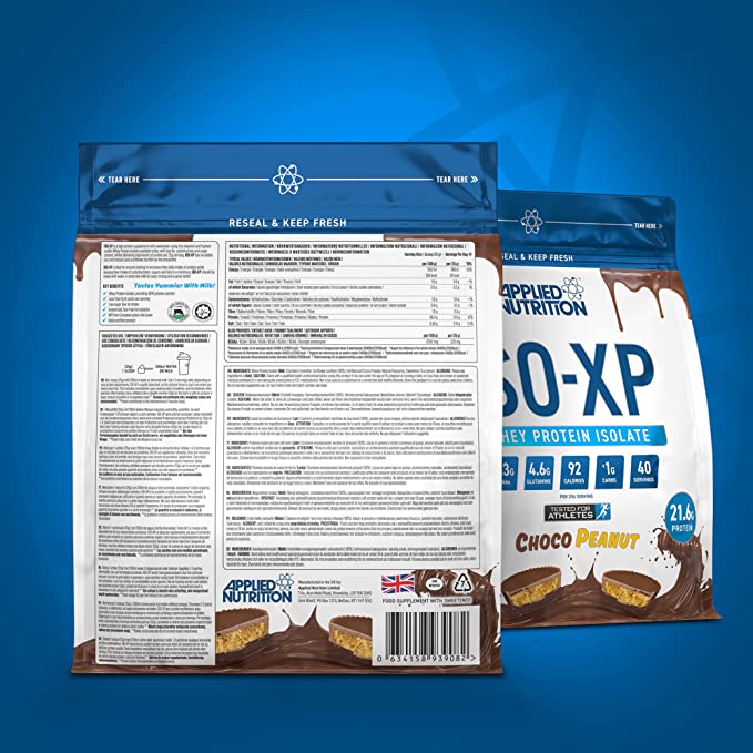 أبلايد نيوتريشن أيزو-اكس بي، واي بروتين (1 كجم) Applied Nutrition ISO-XP