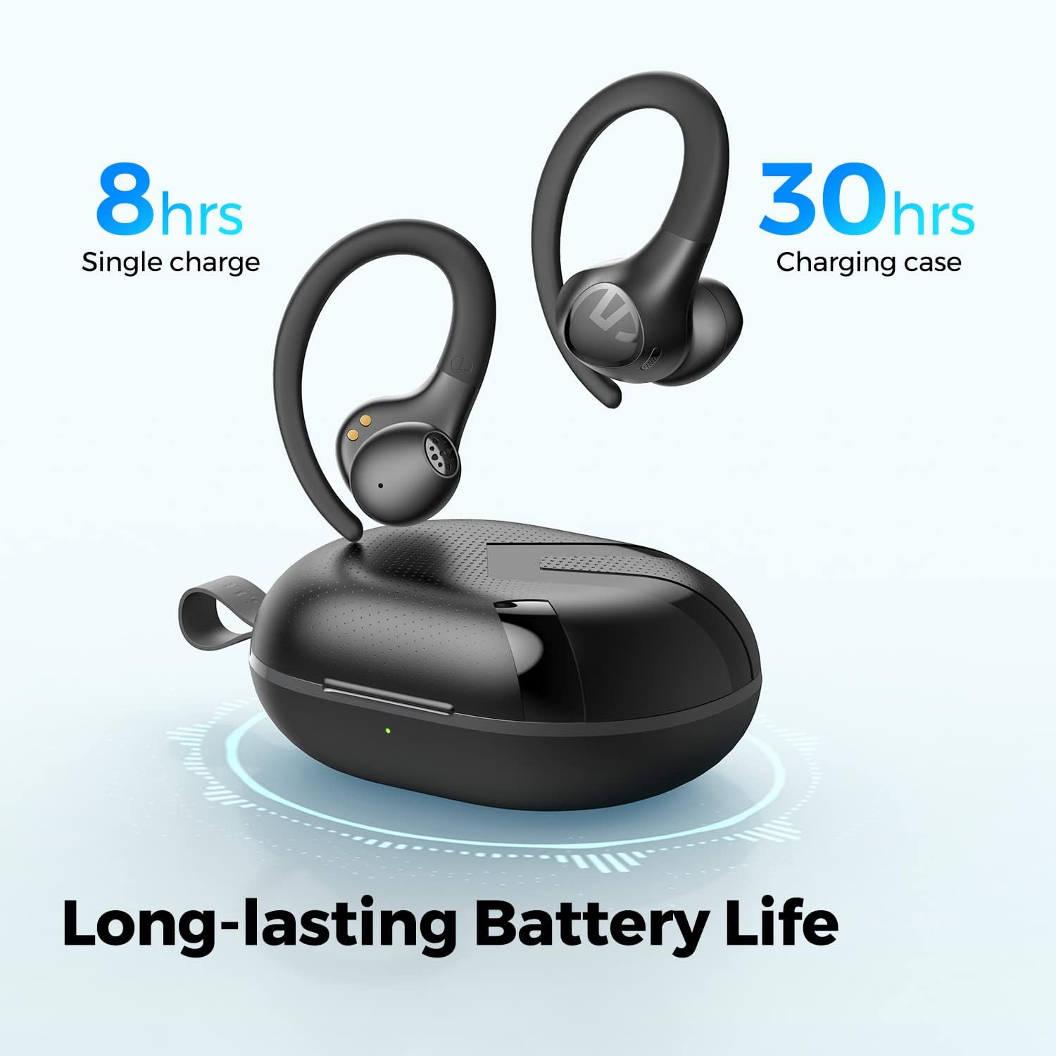  ساوندبيتس سماعة رياضية لاسلكية, موديل وينجز2 (SoundPEATS Wings2) 