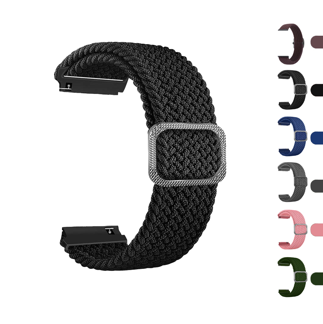  Braided Nylon Replacement Bands For Garmin Forerunner 55 Vívoactive 