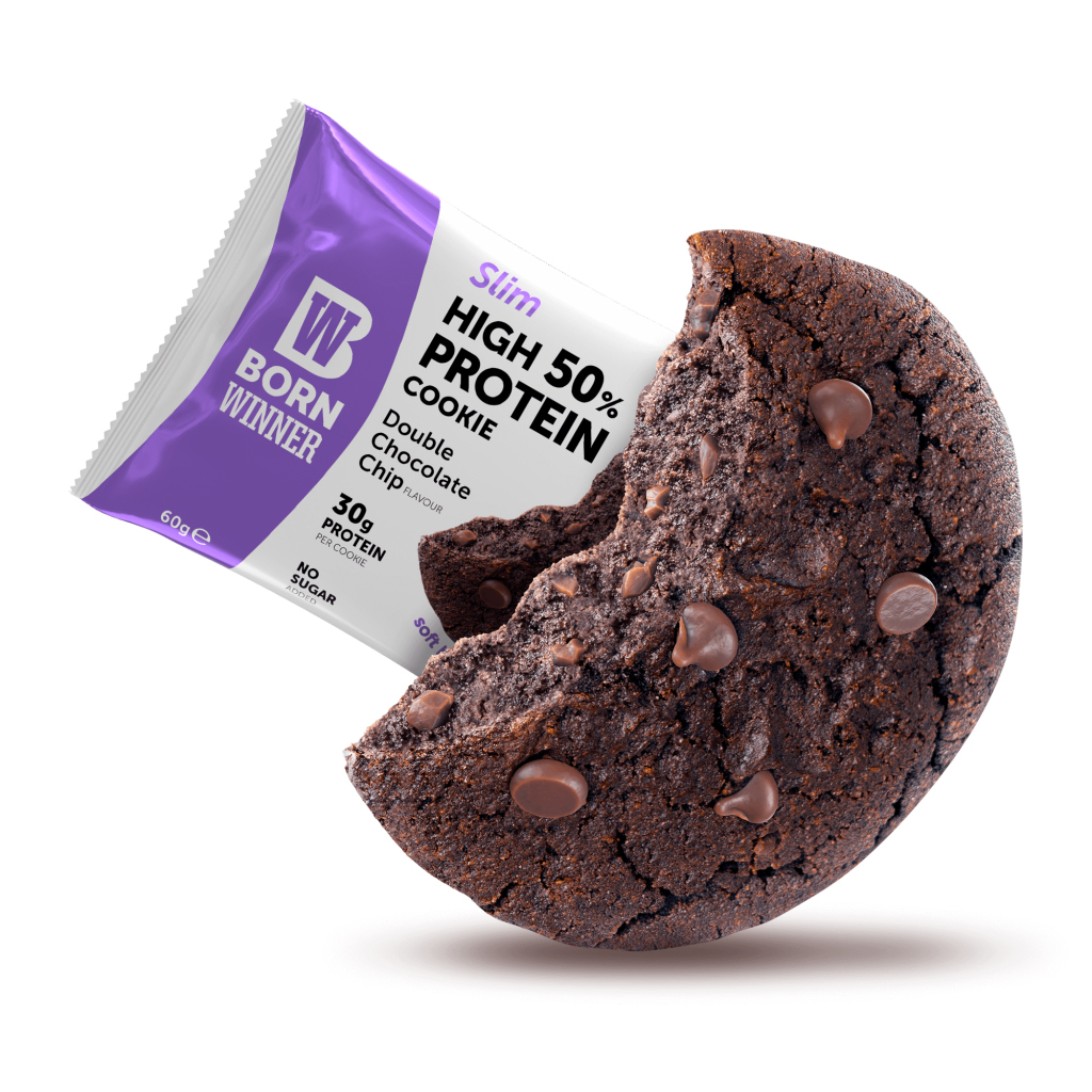  بورن وينر - كوكيز بروتين سلم (12 حبة) - Born Winner Slim Protein Cookie 