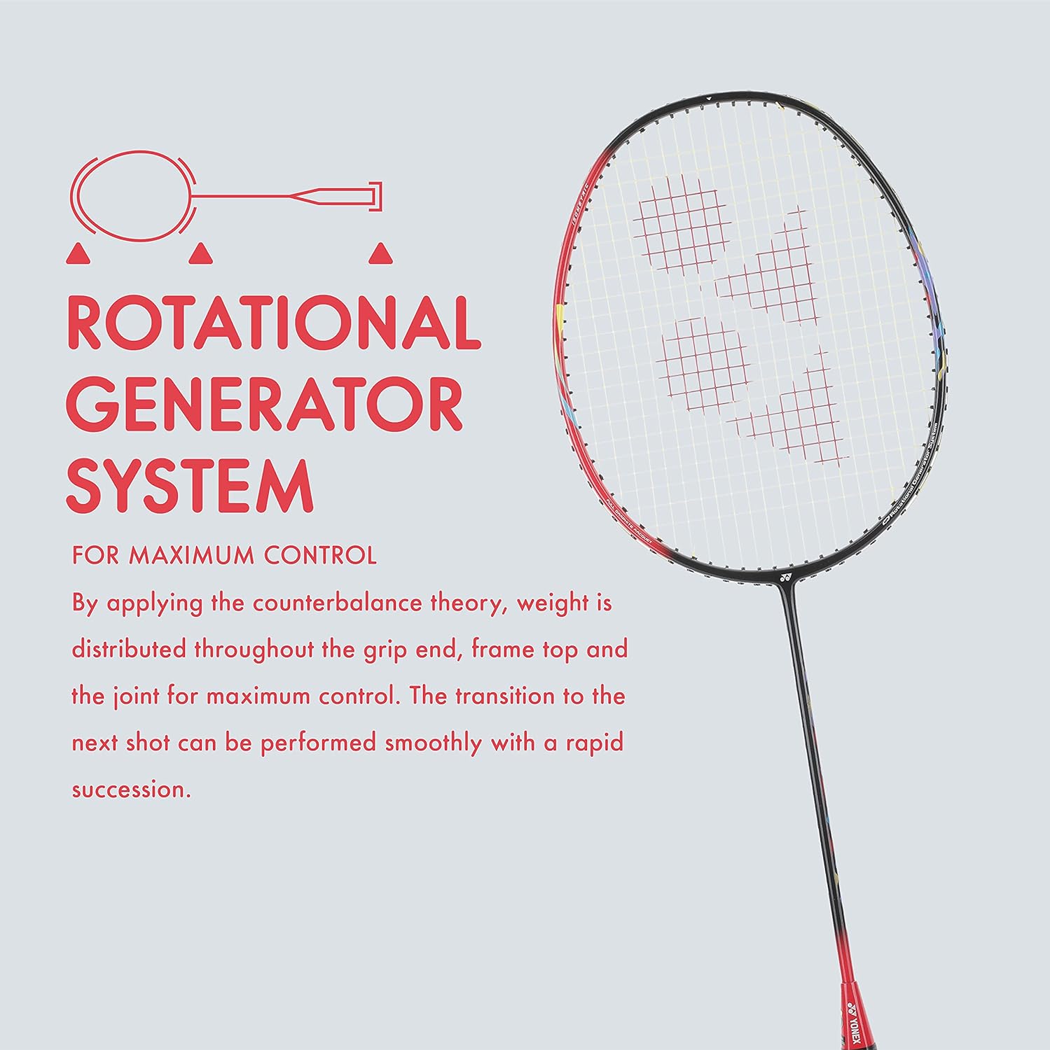  يونيكس - مضرب كرة الريشة  أستروكس 01 - Yonex Astrox 01 Badminton Racquet 