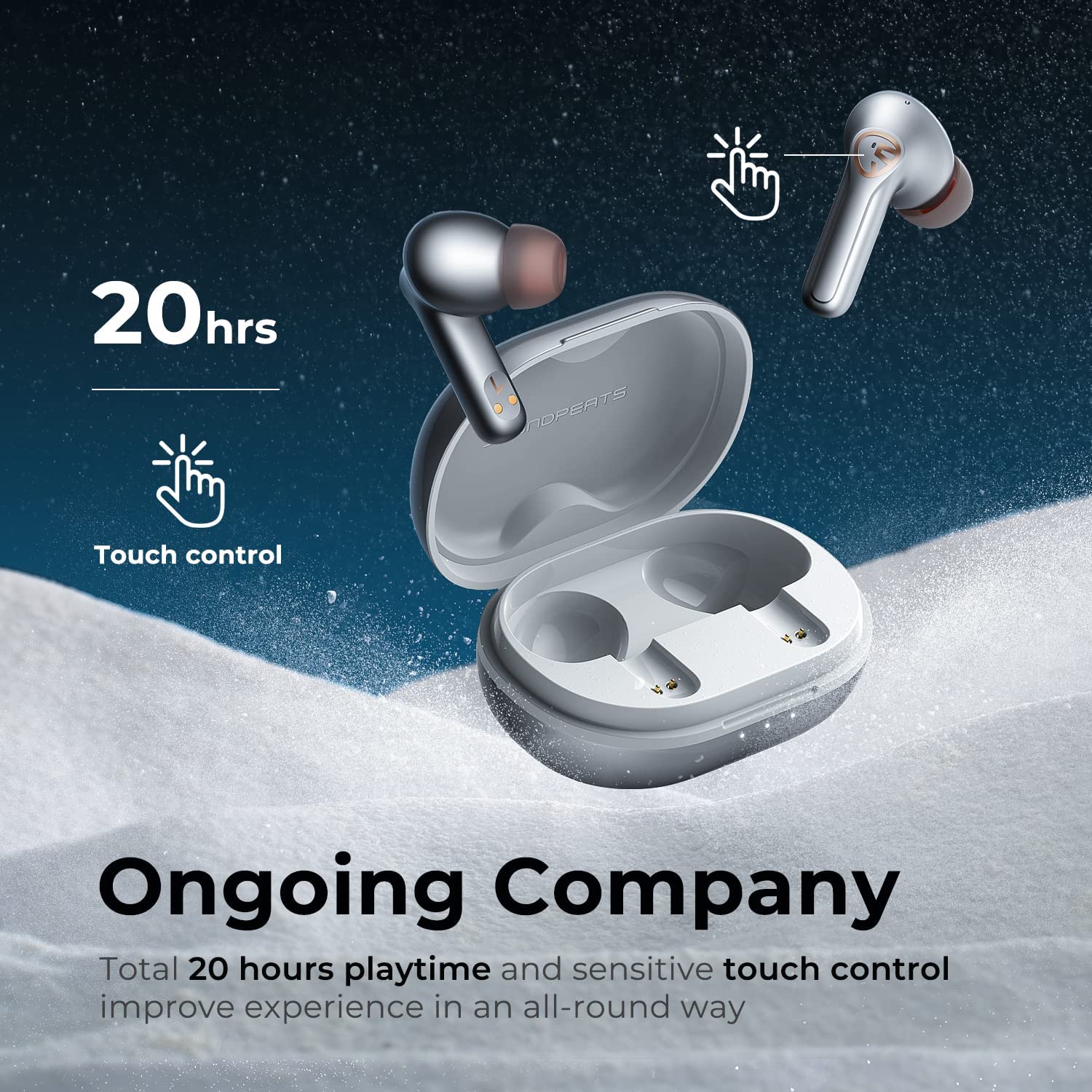  ساوندبيتس سماعة لاسلكية اتش 2 - SoundPEATS H2 