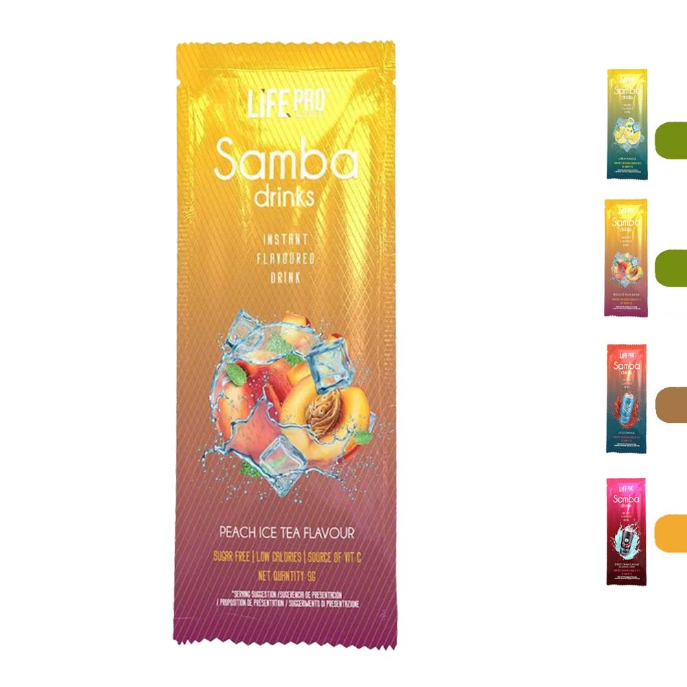  لايف برو نيوترشن - سامبا منكهات ماء (12 حبة) - Life Pro Samba Drinks  