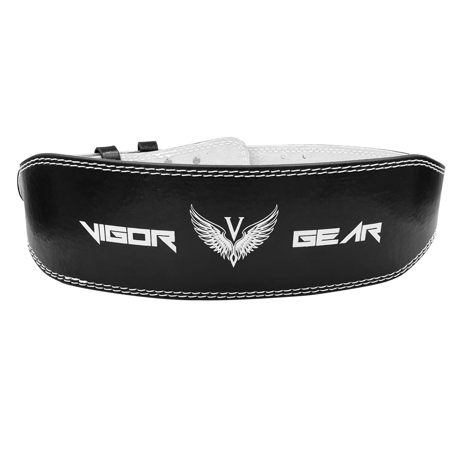  فيجور - حزام رفع أثقال جلدي احترافي - Vigor Leather Weight Lifting Belt 