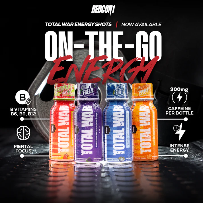  ريدكون1 - توتال وور شوت قبل التمرين (12 شوت) REDCON1 Total War Shot Pre workout 