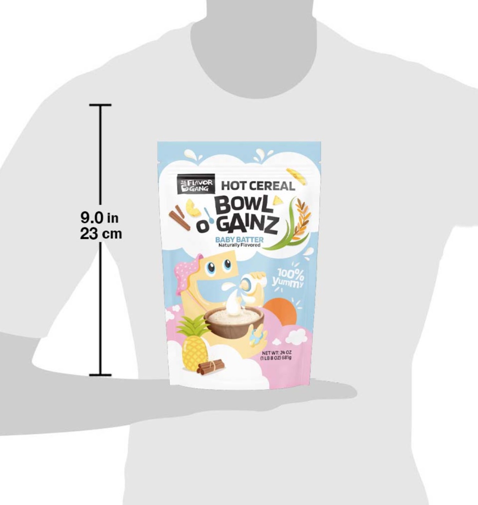  ذا فليفور غانغ - بول أوف غينز كريمة الأرز (681 جم) - The Flavor Gang Bowl o’ Gainz 