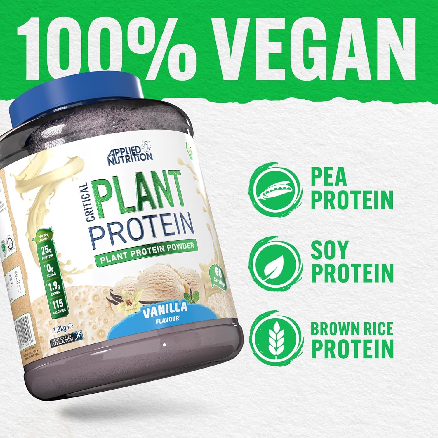  Applied Nutrition - Critical Plant Protein Powder 