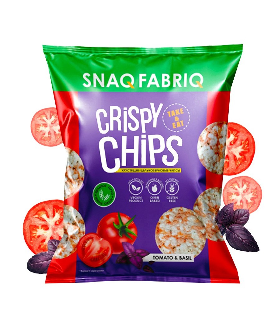  سناك فابريك - رقائق بروتين الحبوب الكاملة (14 حبة) - SNAQ FABRIQ - Whole Grain Crispy Protein Chips 