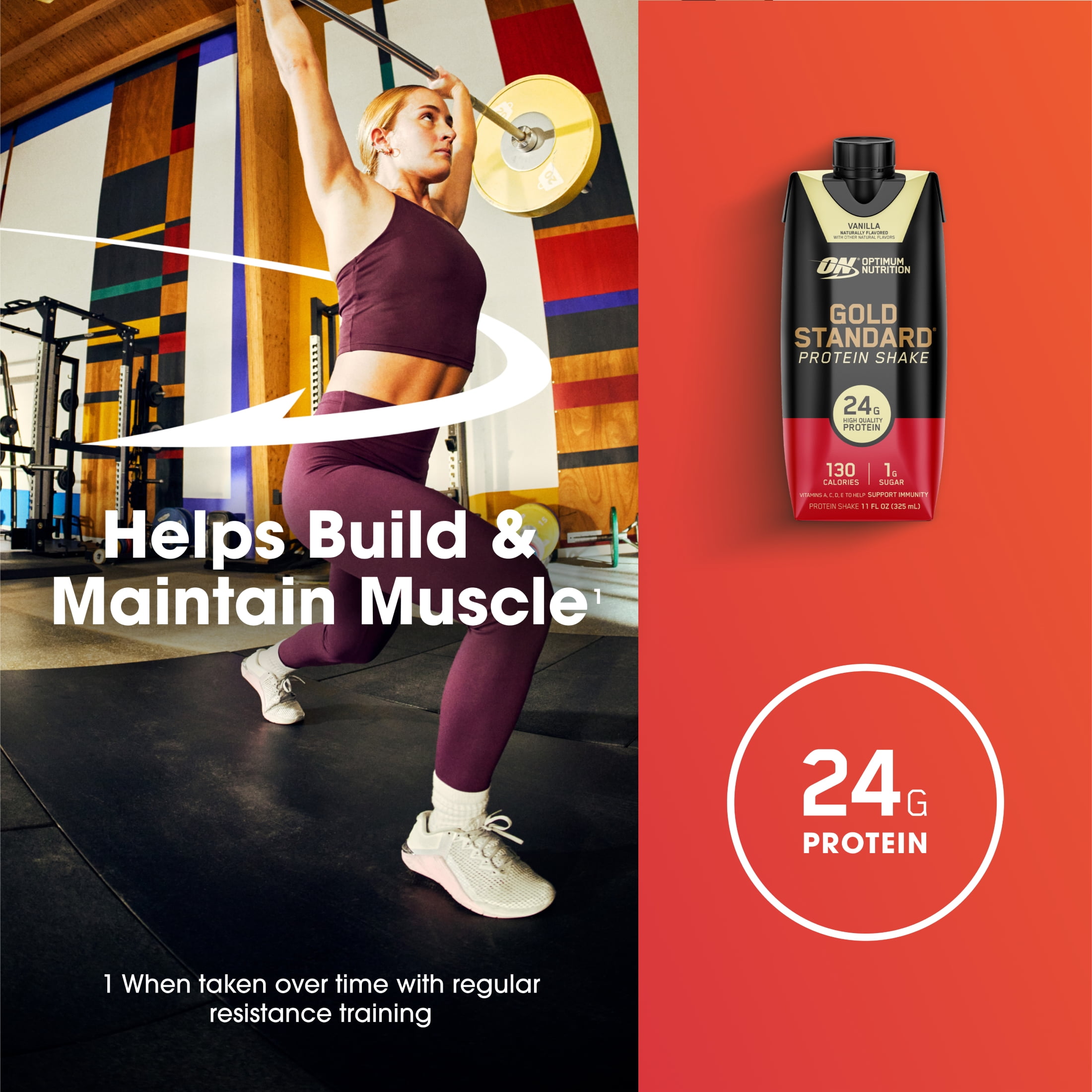 أوبتيموم - جولد ستاندرد مشروب بروتين جاهز للشرب (4 حبات) - Optimum Gold Standard Protein Shake   