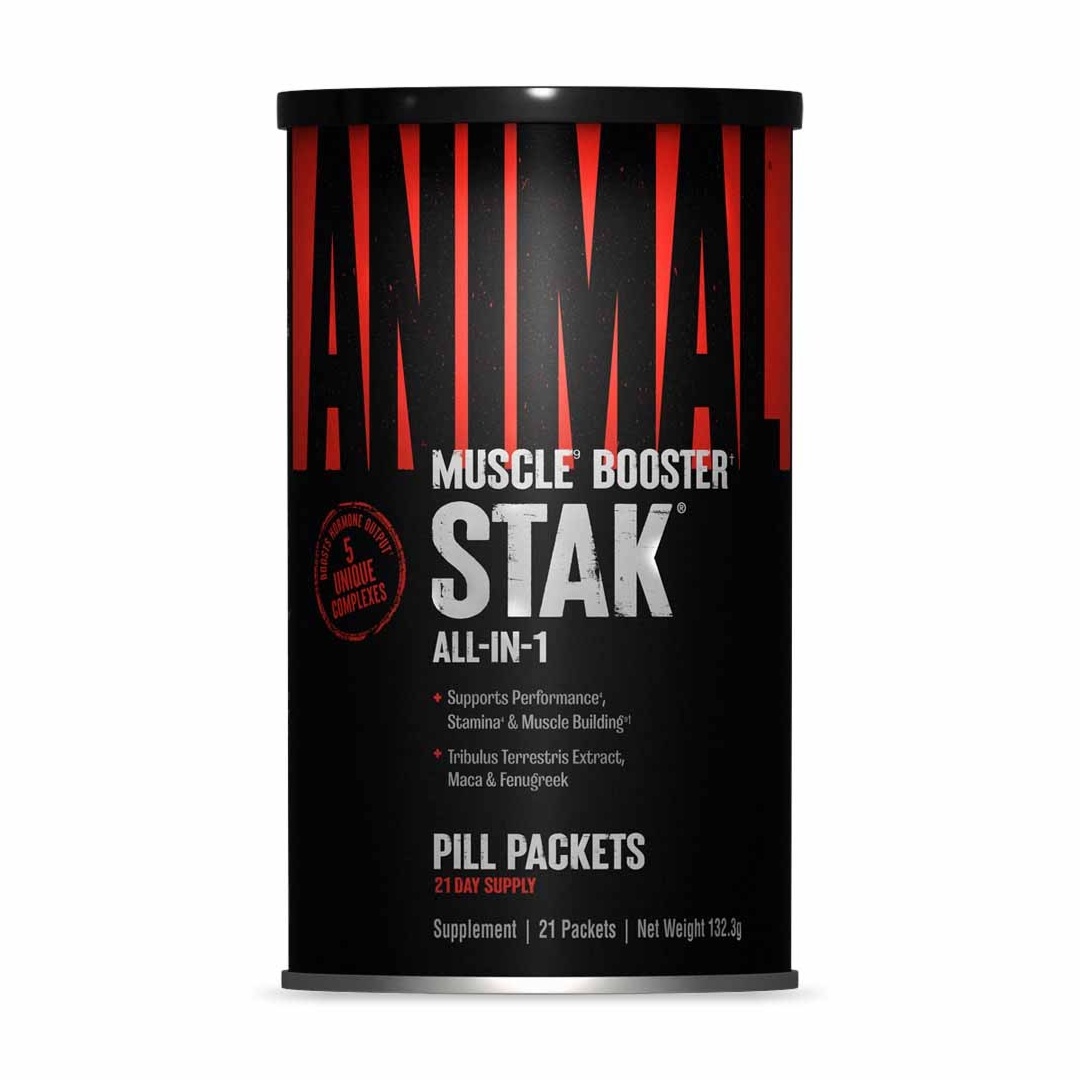  يونيفرسال نيوترشن - انيمال ستاك معزز العضلات (21 حصة) - Universal Nutrition Animal Stak Muscle Booster 