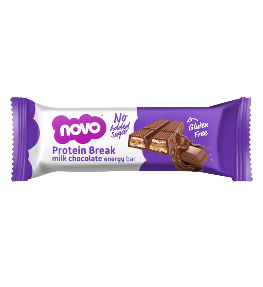  نوفو بروتين بريك انيرجي بار (16 حبة) - Novo Protein Break Energy Bar 