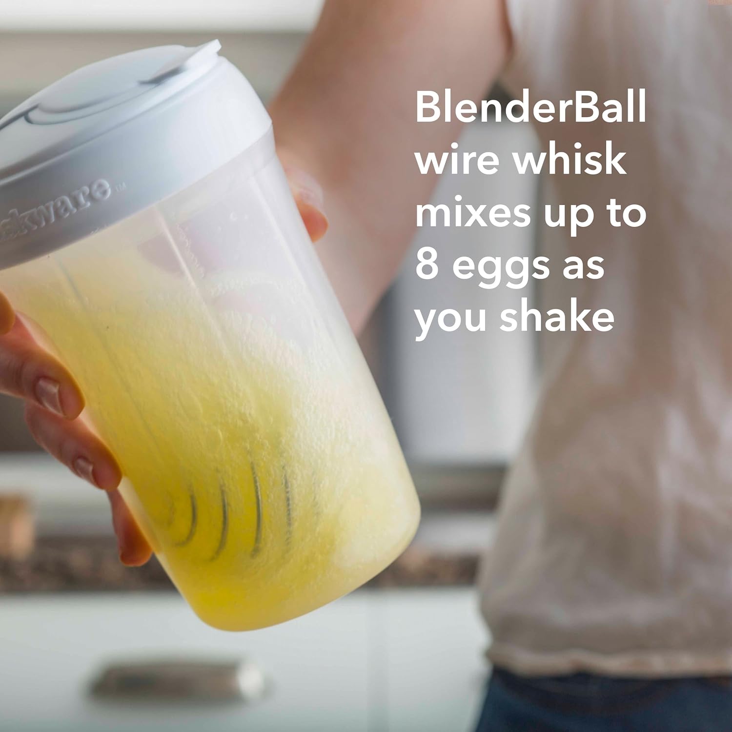  بلندر بوتل - ويسكوير خلاط بيض يدوي (591 مل) - BlenderBottle Whiskware Egg Mixer 
