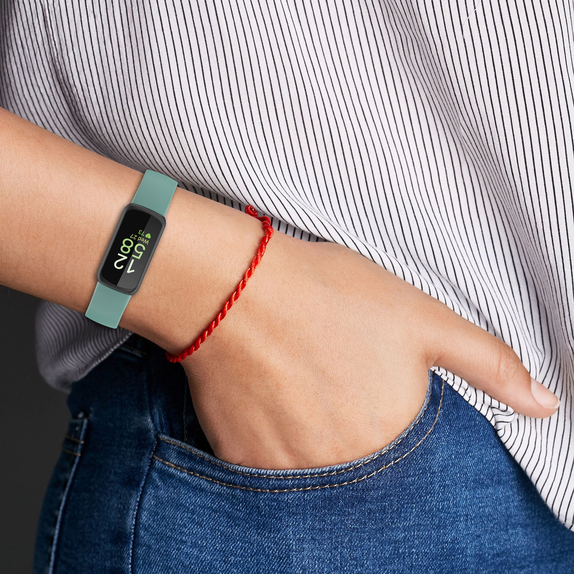  Classic Silicone Band For Fitbit inspire 3 Teal 