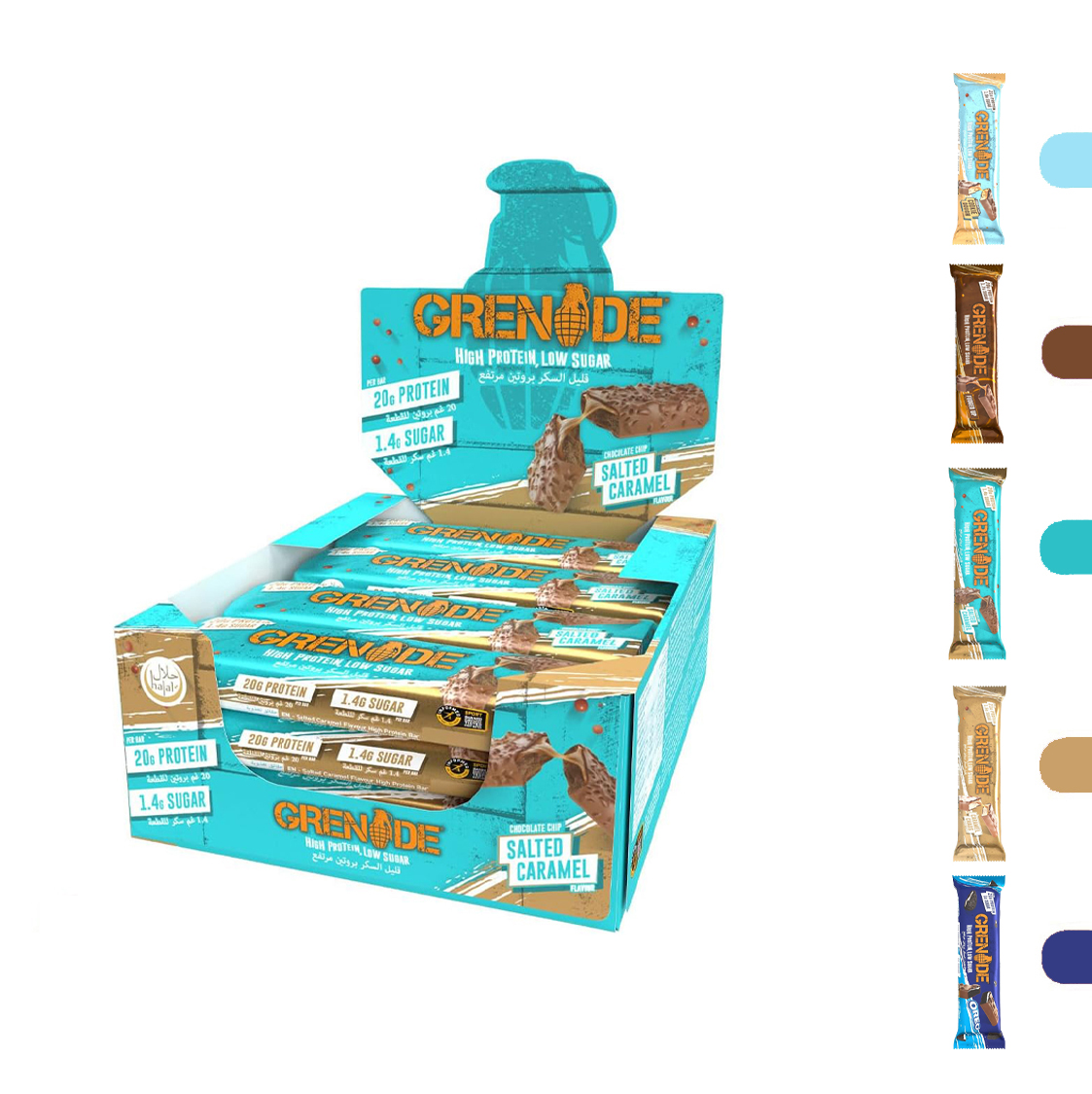  جرينيد - بار كارب كيلا عالي البروتين  - Grenade - Carb Killa High Protein Bar 