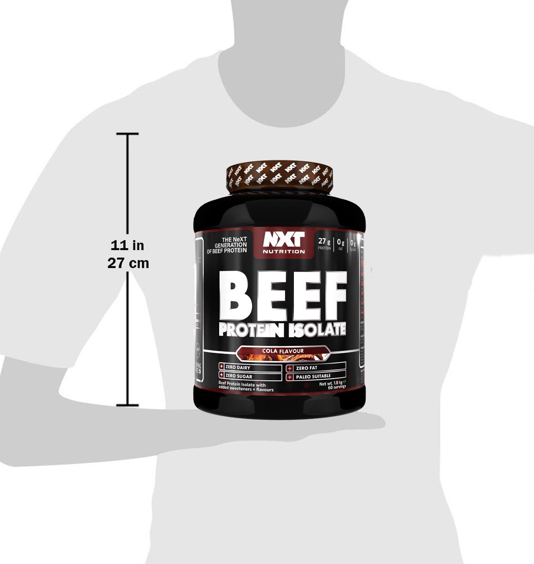  NXT Nutrition Beef Protein Food Supplement Gluten Free 