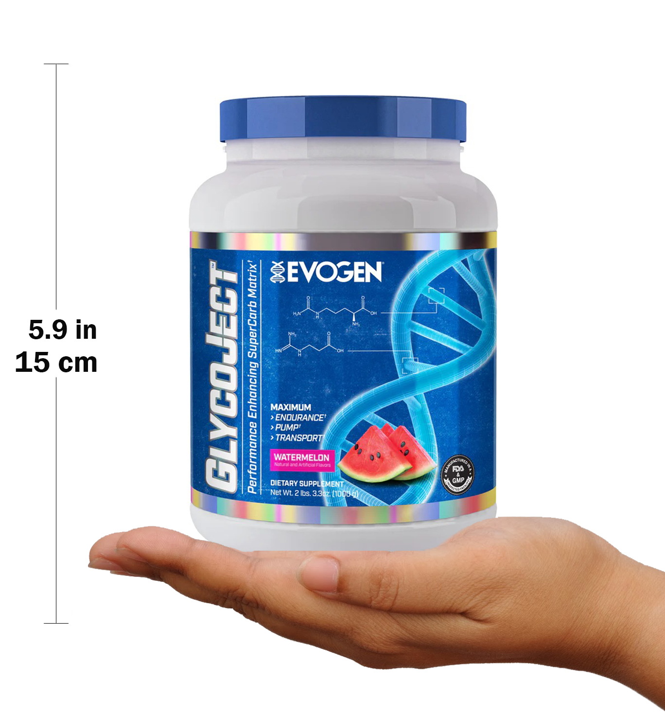  ايفوجين - جلايكوجيكت اكستريم كاربولين الكربوهيدرات (1 كجم) Evogen GlycoJect Extreme Karbolyn 