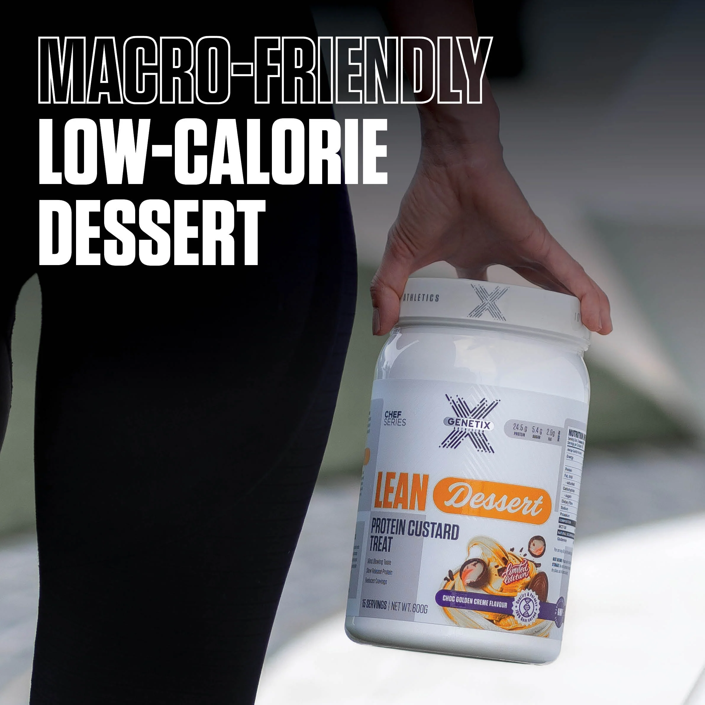  Genetix Nutrition Lean Dessert Protein Custard 