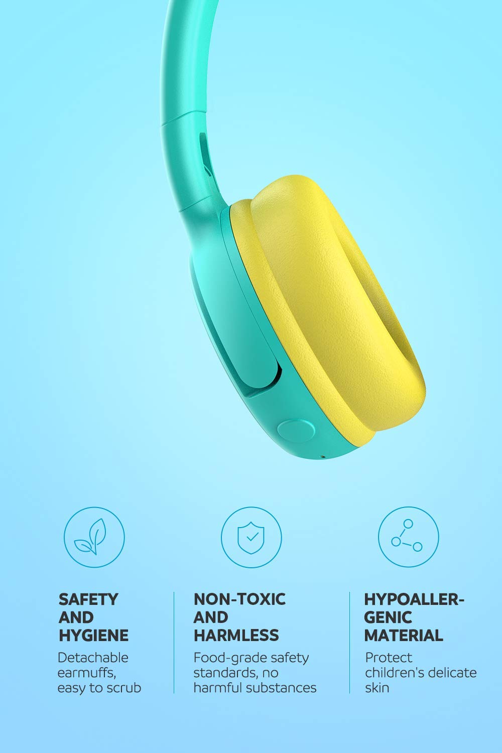  سماعة ساوندبيتس الأطفال لاسلكية -SoundPEATS Kids 