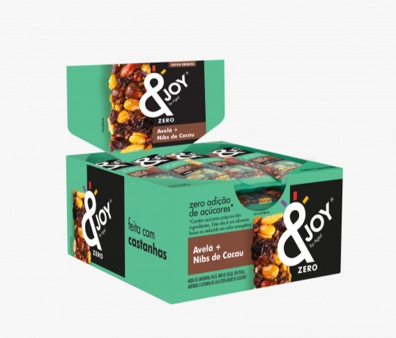  جوي - انجوى بار مكسرات الخالي من السكر (12 بار) - Enjoy snacks Enjoy Zero Sugar Nuts Bar 