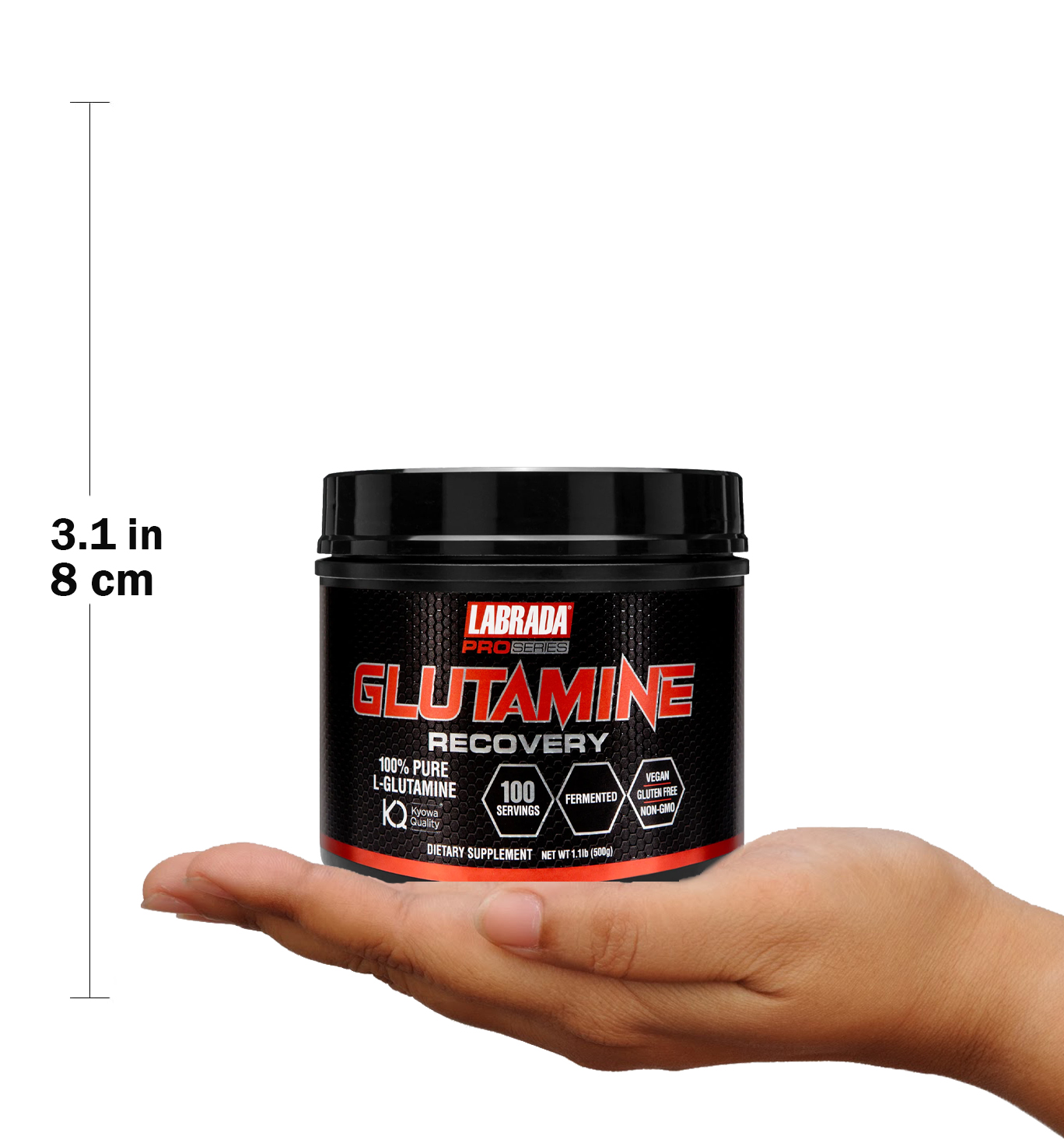  Labrada Nutrition - Glutalean Recovery L-glutamine Powder (500g) 