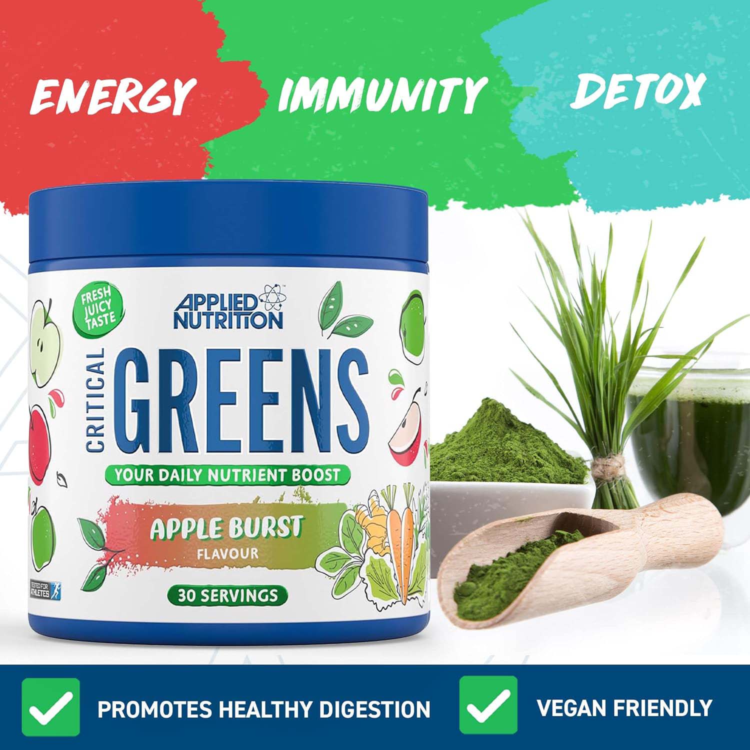  Applied Nutrition Critical Greens Multivitamin 