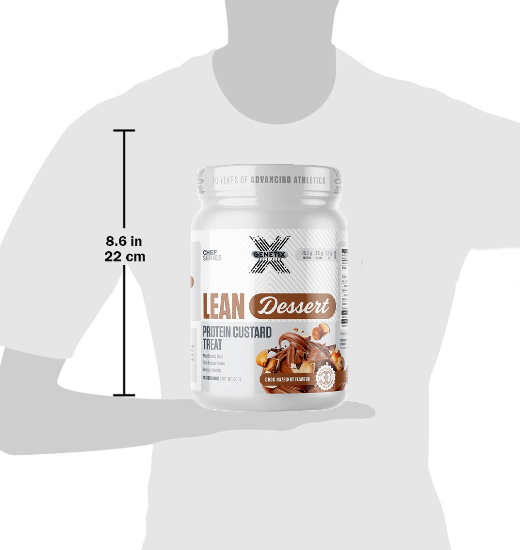   Genetix Nutrition Lean Dessert Protein Custard 