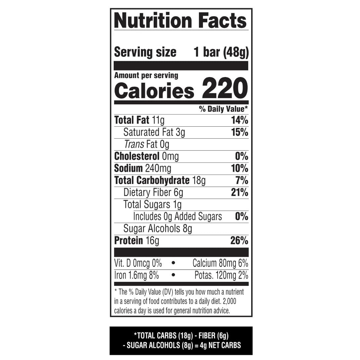  Atkins - Granola Protein Meal Bar (4 Bars) 