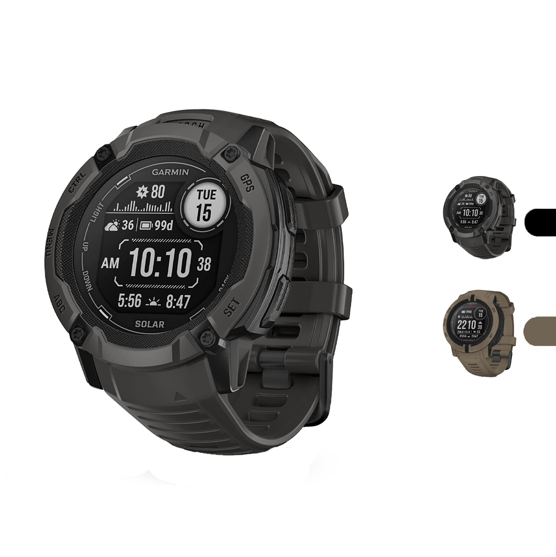  ساعة جارمن الرياضية، موديل انستنكت 2 اكس (Garmin Instinct 2X) 
