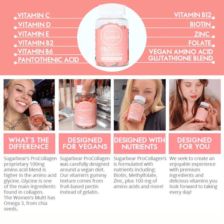  Sugar Bear - Pro Collagen Vitamin Gummies  