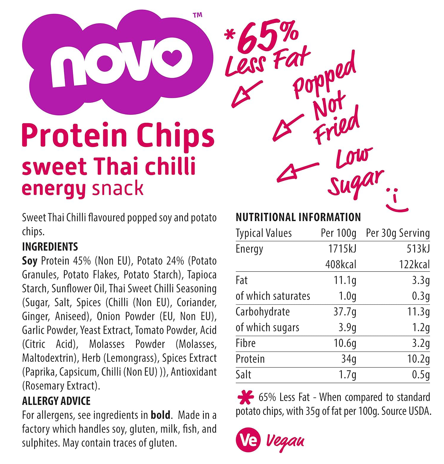  نوفو بروتين شيبس - NOVO Protein Chips 