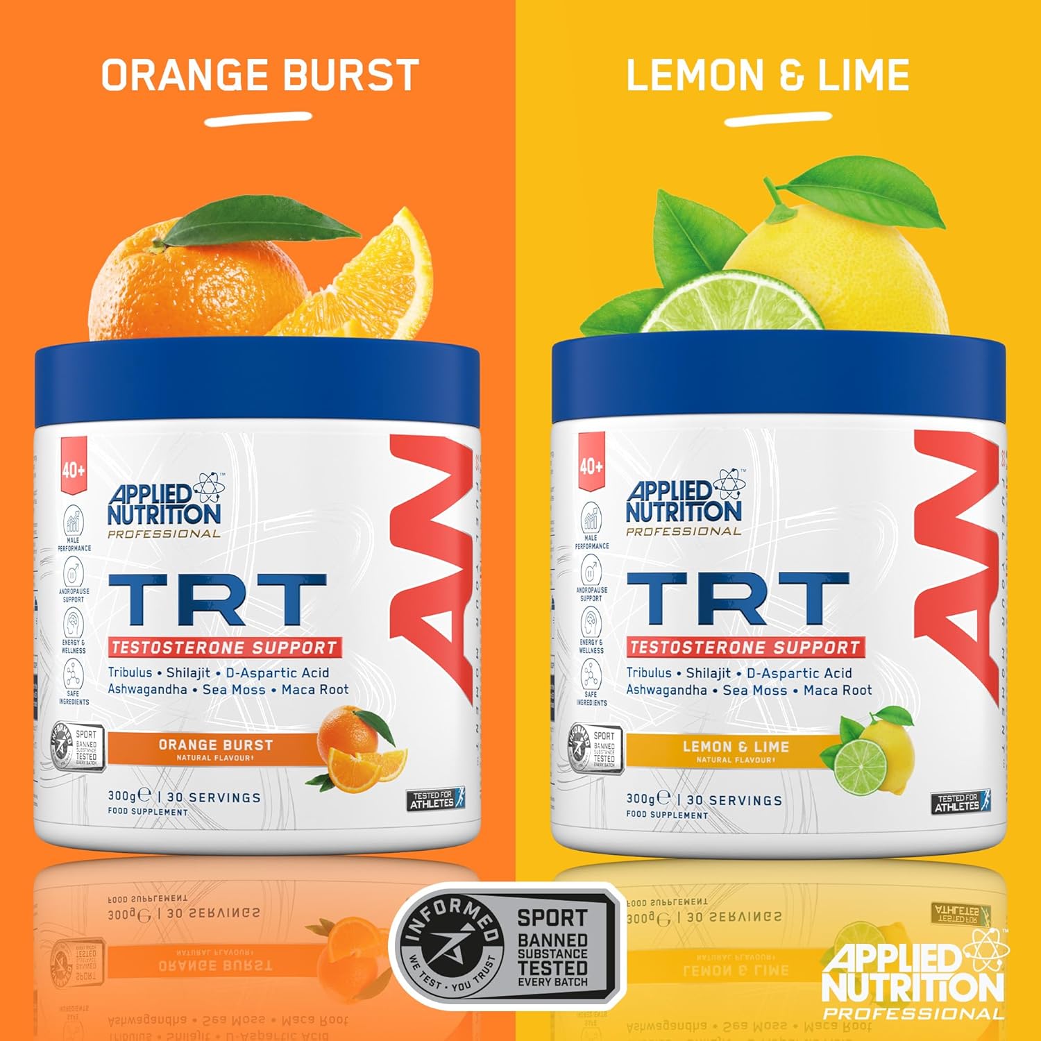  أبلايد نيوتريشن - TRT لدعم هرمون التستوستيرون (300 جم) - Applied Nutrition TRT Testosterone Support 