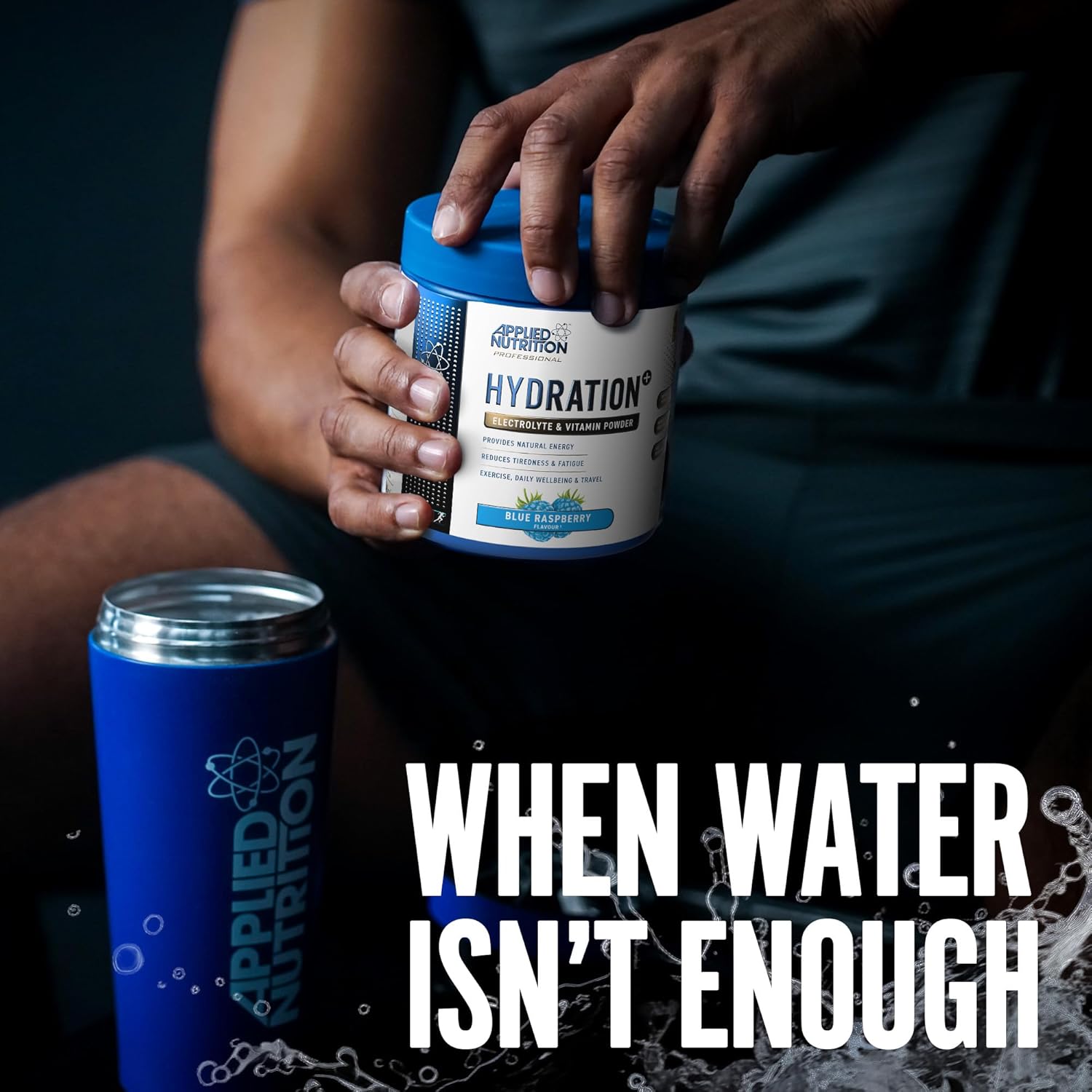  أبلايد نيوتريشن - هيدريشن بلس مسحوق إلكتروليتات وفيتامينات للترطيب (240 جم) - Applied Nutrition Hydration Electrolyte Vitamin 