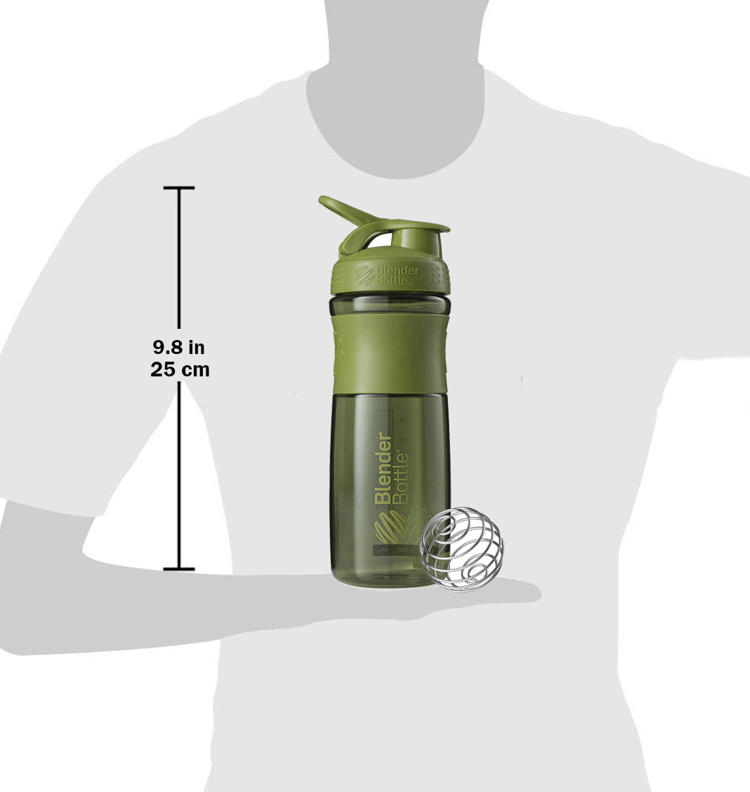  بلندر بوتل سبورت ميكسر شيكر رياضي (850 مل) - Blender Bottle SportMixer Shaker Bottle 