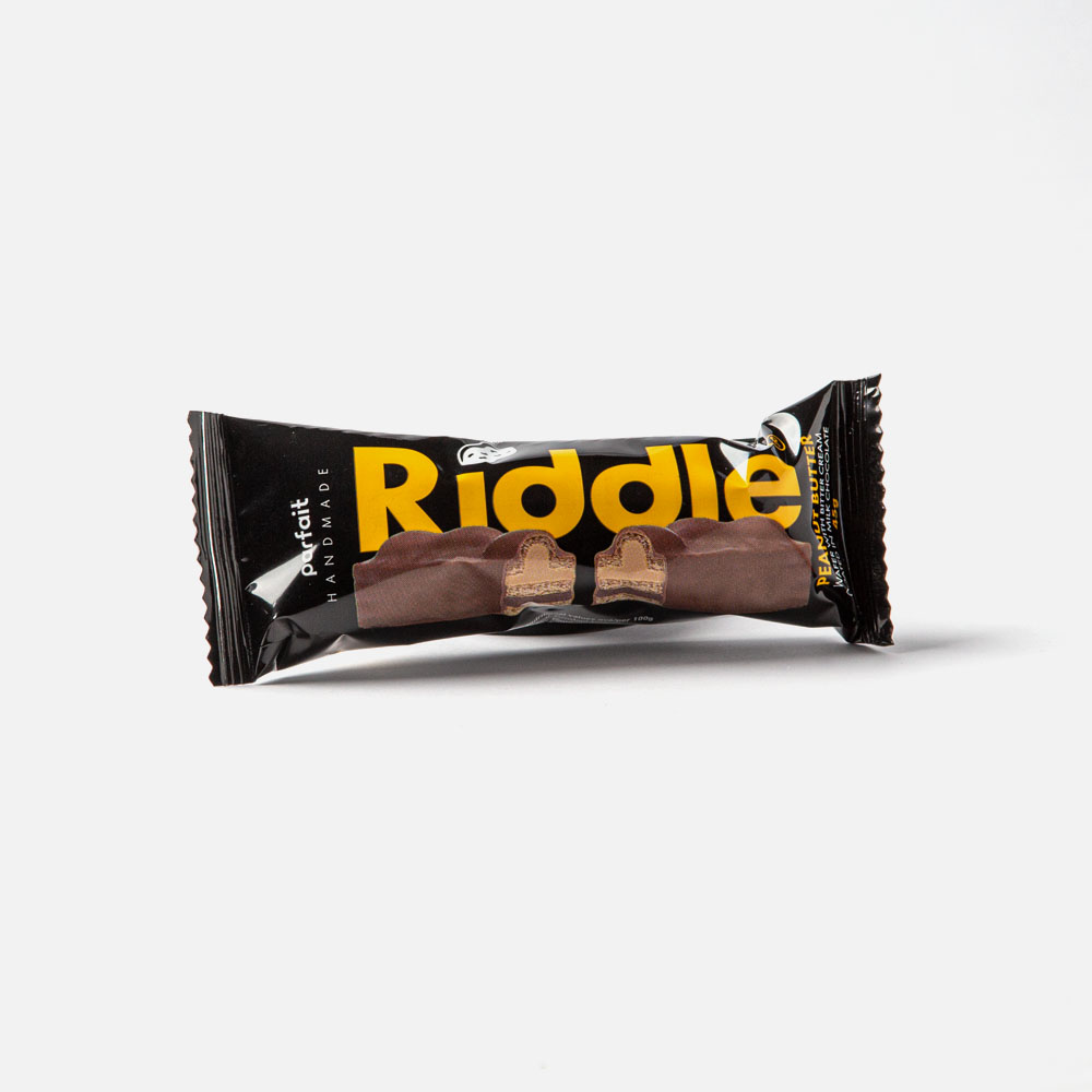  ريدل -  بار ويفر بروتين بزبدة الفول السوداني (15 حبة) - Riddle Peanut Butter Protein Bar Wafer 