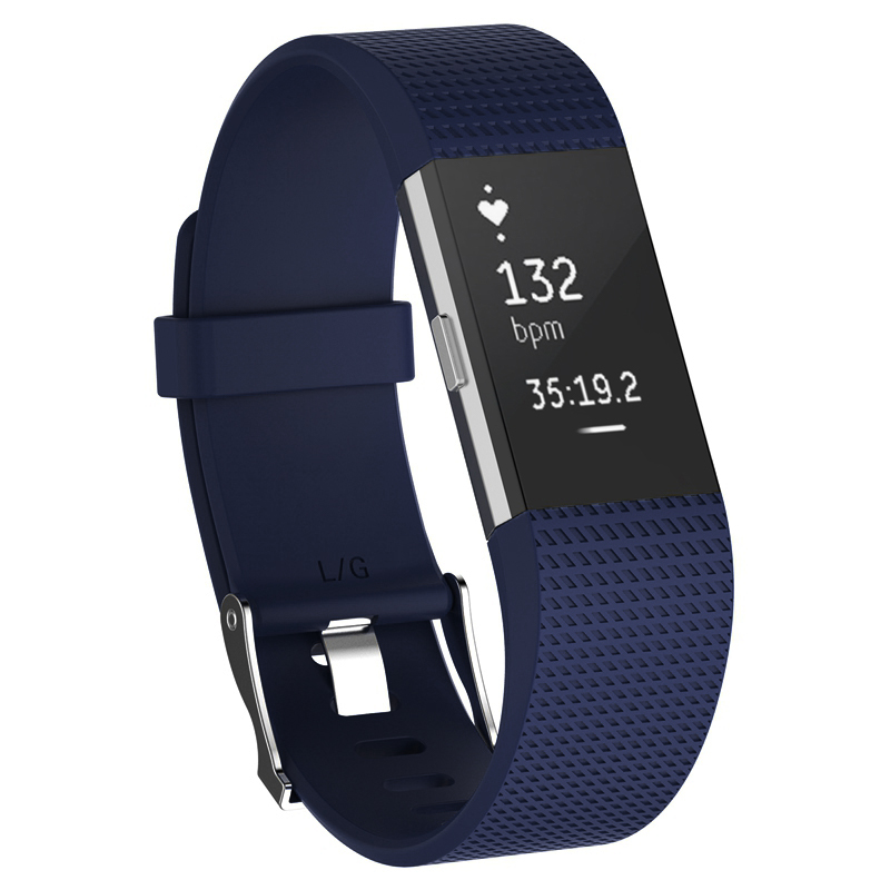  سوار  سليكون لساعة فيتبيت تشارج 2 - Silicone band for Fitbit charge 2 