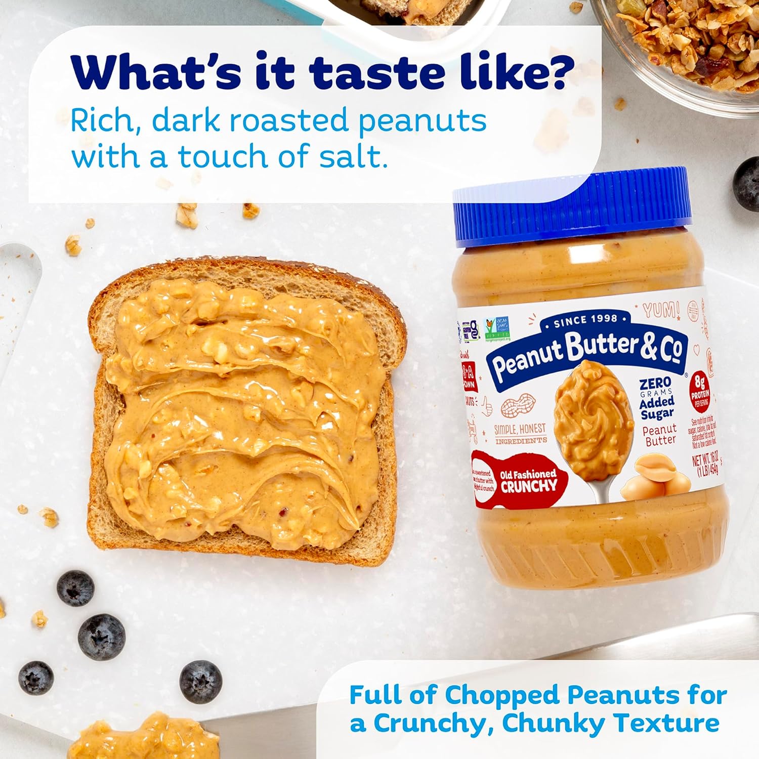  بينت بتر اند كو - زبدة فول سوداني قابلة للدهن (454 جم) - Peanut Butter & CO - Peanut Butter 