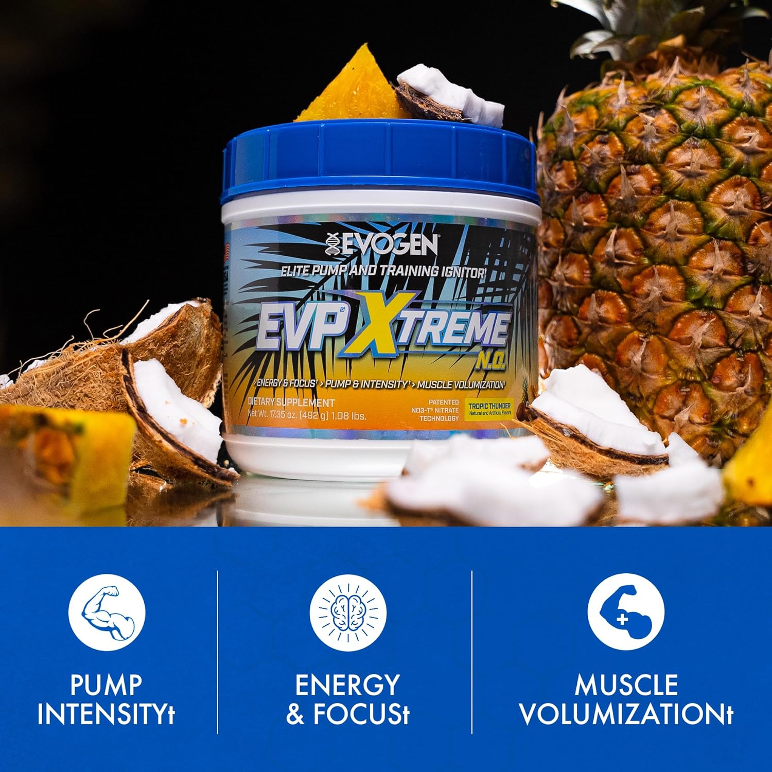  ايفوجين - اي في بي- اكستريم ماقبل التمرين - Evogen EVP- Extreme N.O. Pre-Workout 