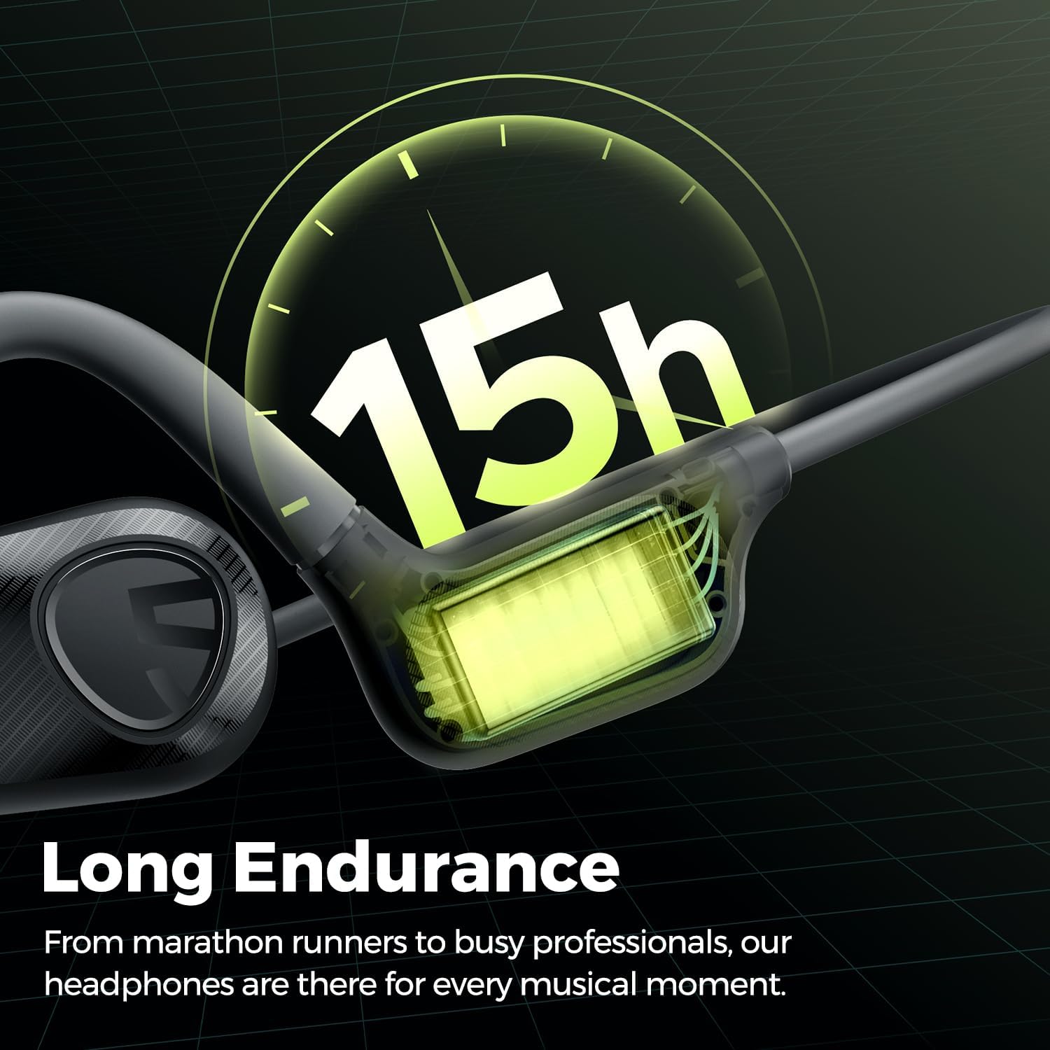  SoundPEATS RunFree Lite 2 Bluetooth Air Conduction Sport Headphones 