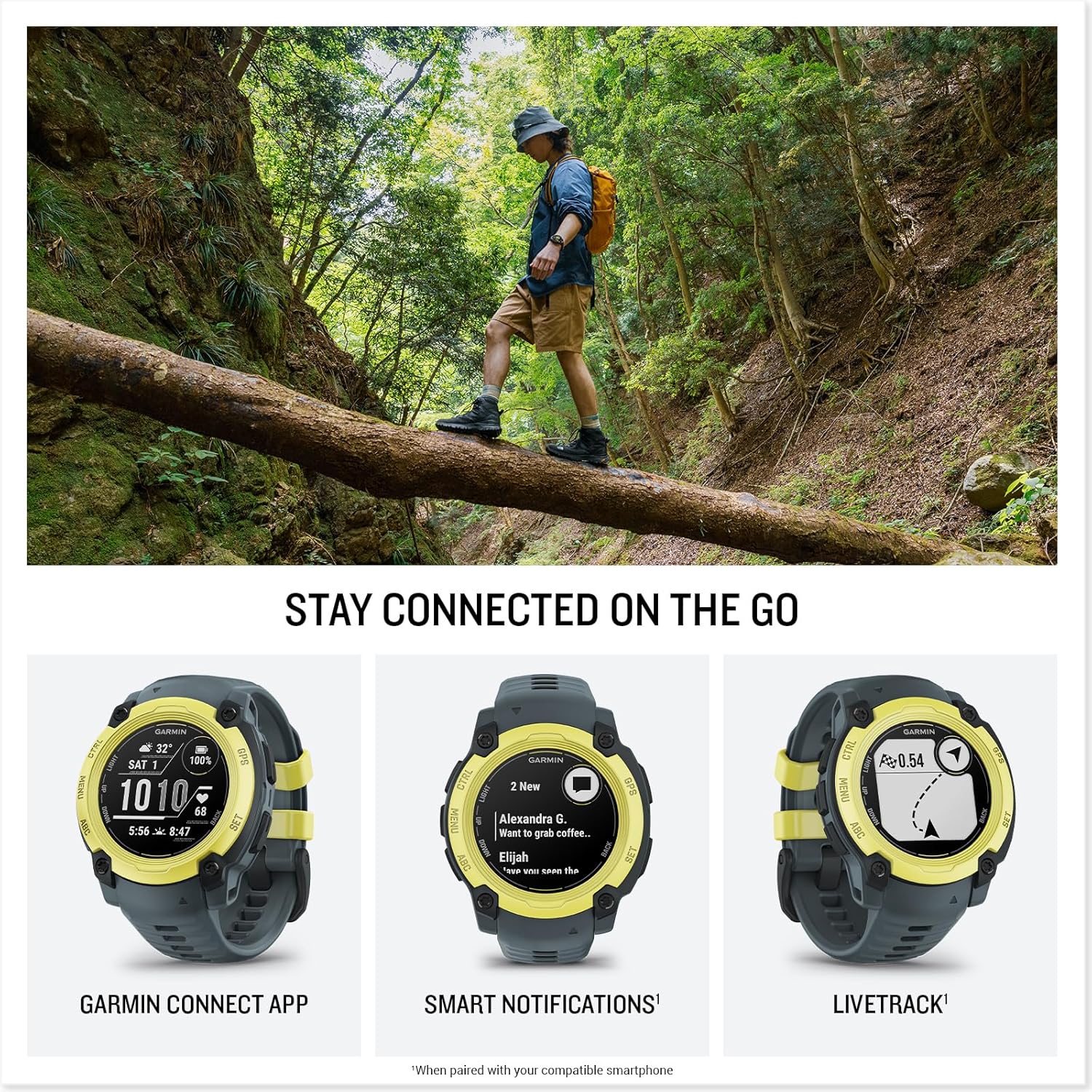 ساعة جارمن الرياضية موديل انستنكت اي (Garmin Instinct E)