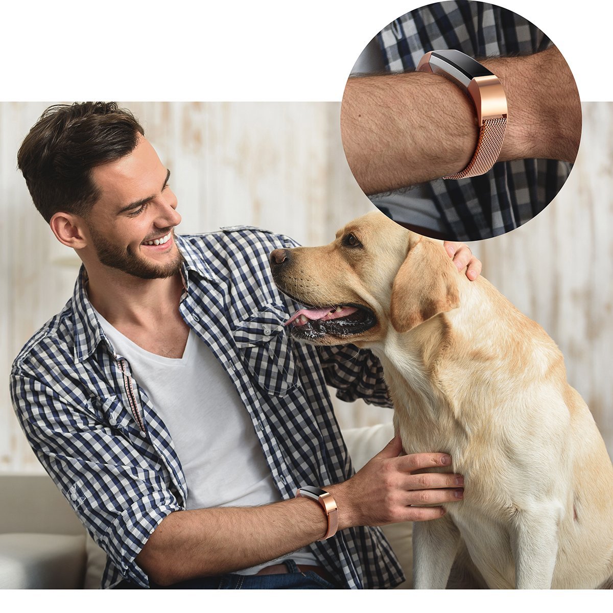  سوار  لساعة فيتبيت التا والتا إتش أر قولد  - Fitbit Band Alta &Alta HR 