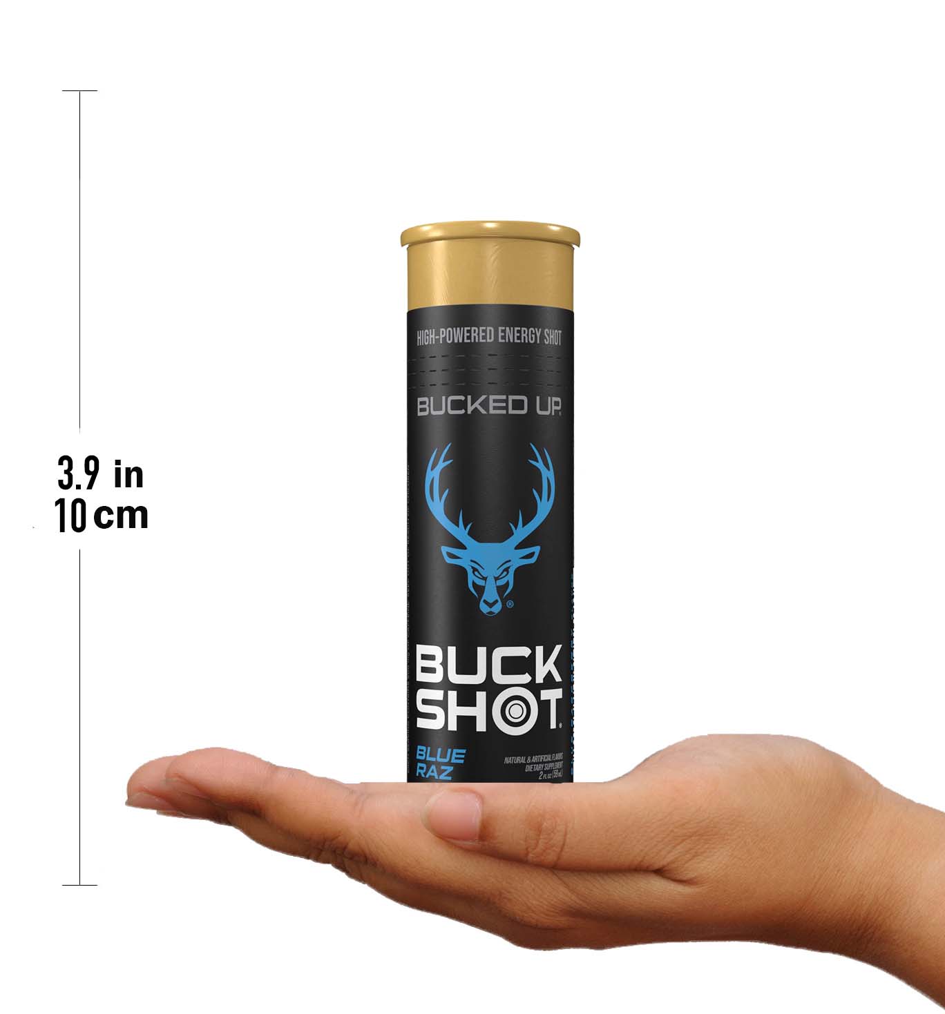  باكد اب – جرعة طاقة باك شوت لطاقة قبل التمرين تركيز عالي (12 شوت) - Bucked Up Buck Shot Energy Drink 