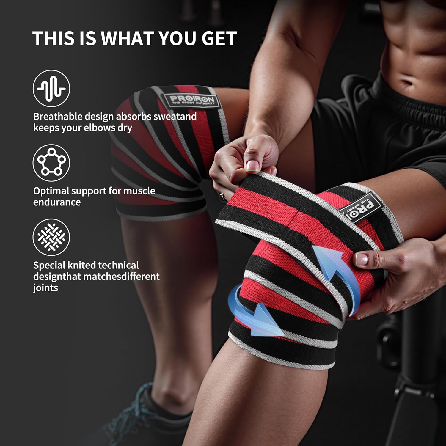  Hummer - 2pcs Knee Wraps 