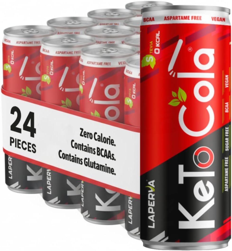  لابيرفا -كيتو كولا (24 علبة) - laperva Keto Cola Healthy Drink 