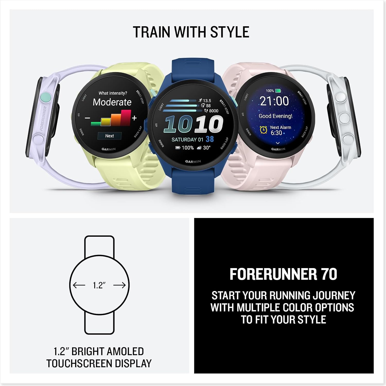  ساعة جارمن الذكية موديل فوريرنر 70 (Garmin Forerunner 70) 