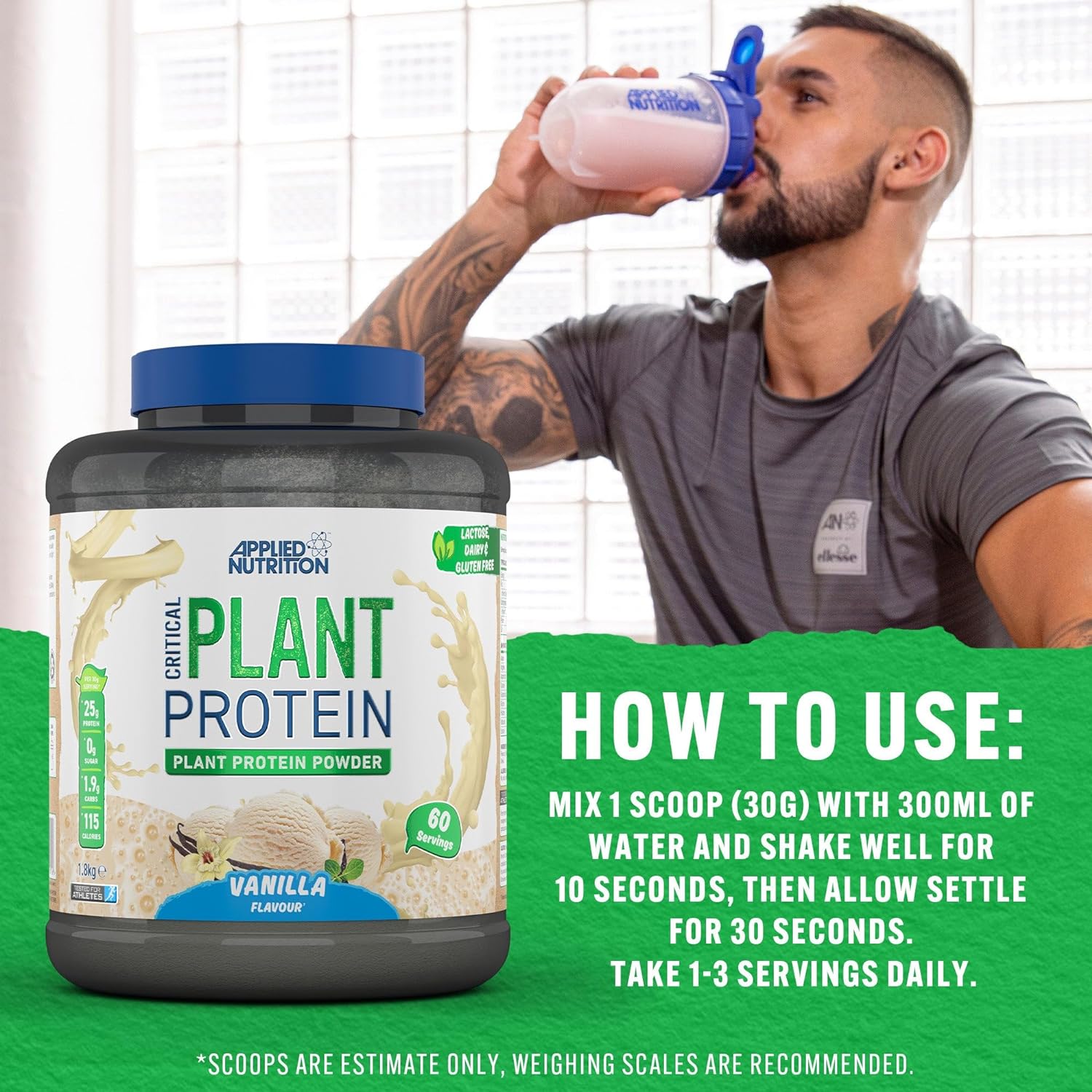  Applied Nutrition - Critical Plant Protein Powder 
